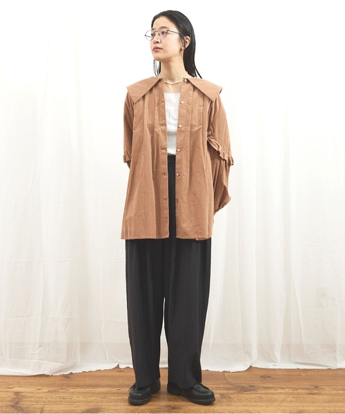 fig London（フィグロンドン） ブラウス シャツ shirt corl blouse
