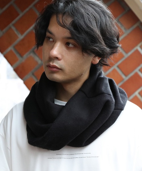 8 ネックウォーマー スヌード 無地ネックウォーマー メンズ