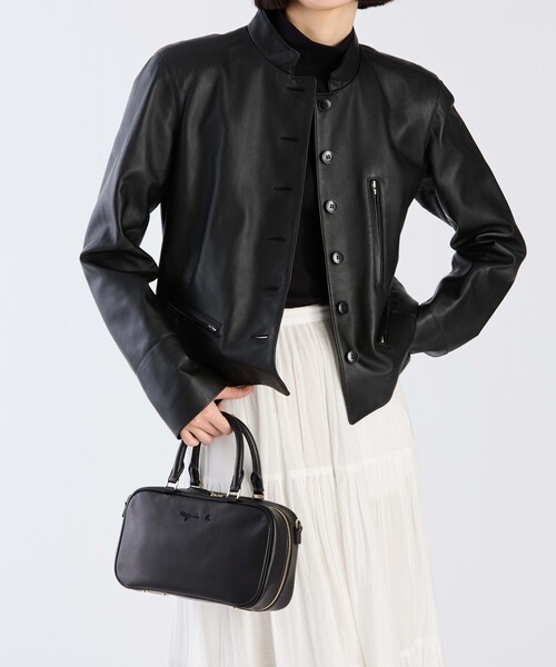 agnes b.（アニエスベー） ショルダーバッグ バッグ レザー 2way