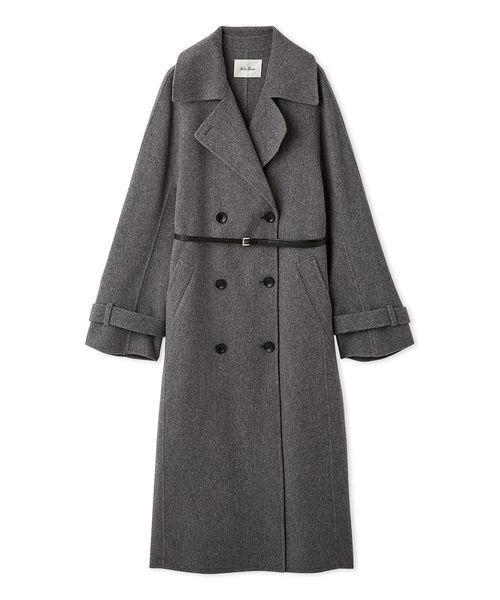 Mila Owen（ミラオーウェン） ピーコート pコート ベルト付きリバー