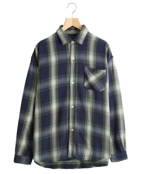 REMI RELIEF NAVY LABEL シャツ / レミレリーフ ネイビーレーベル：IND