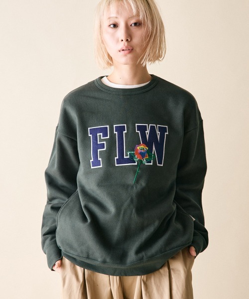 rehacer（レアセル） トレーナー スウェット : FLW Logo on Wakayama