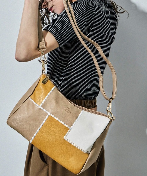 D.KELLY（ディーケリー） トートバッグ パッチワークデザイントート