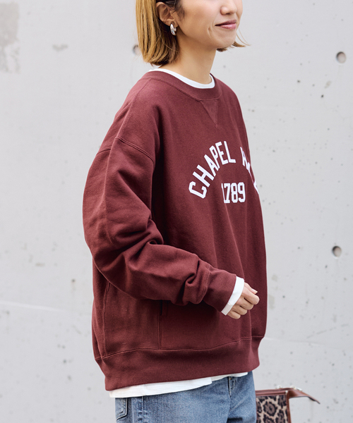 FRAMeWORK（フレームワーク） トレーナー スウェット Champion 別注