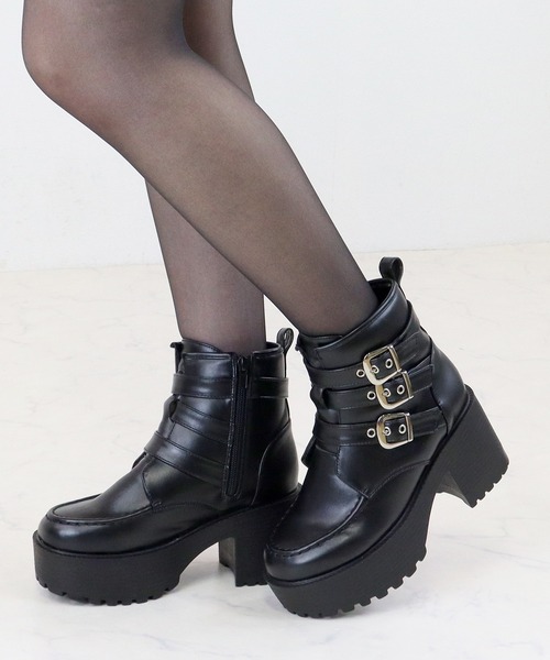 LOVEHUNTER（ラブハンター） ブーツ 厚底8cmヒールブーツ レディース