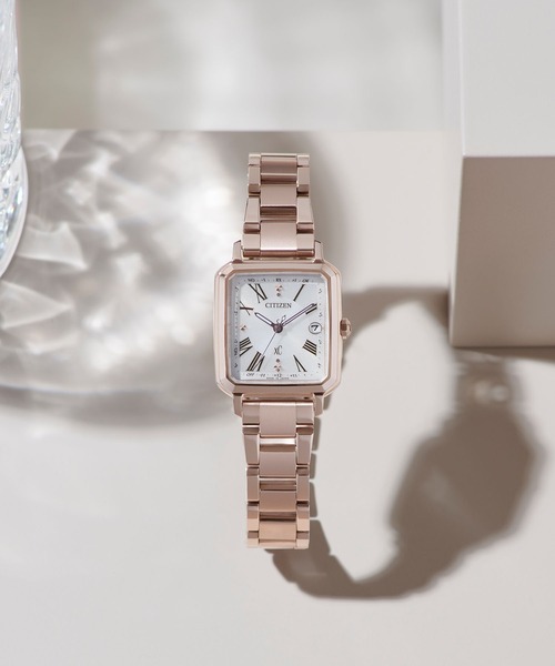 XC 腕時計 xC クロスシー hikari collection Square 2way Model 光発電