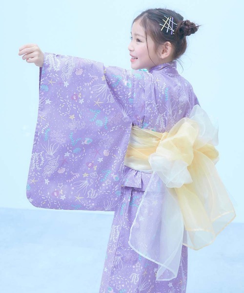 devirock（デビロック） 浴衣 ワンピースにもなる セパレート浴衣 帯2