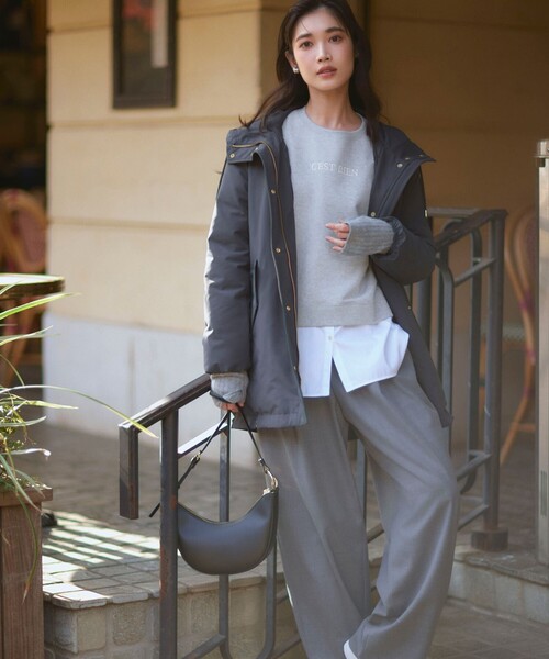 ダウンコート ダウンジャケット 「滝沢眞規子さん着用/一部店舗限定/撥