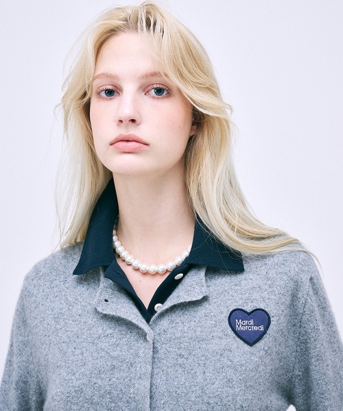 Mardi Mercredi（マルディメクルディ） カーディガン RACCOON BLENDED