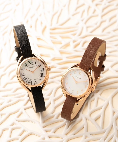 MATOW（マトウ） 腕時計 「MATOW/マトウ」Shiki ラウンド ローズ