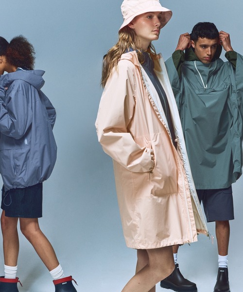 AIGLE（エーグル） レインコート カッパ MTD 防水 透湿 撥水ジップ