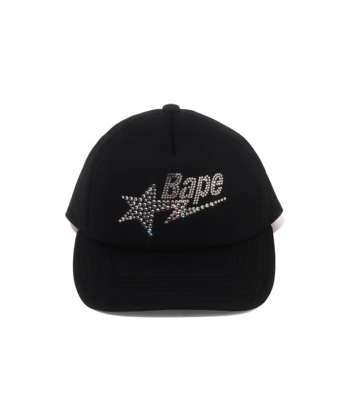 A BATHING APE（アベイシングエイプ） キャップ 帽子 CRYSTAL STONE