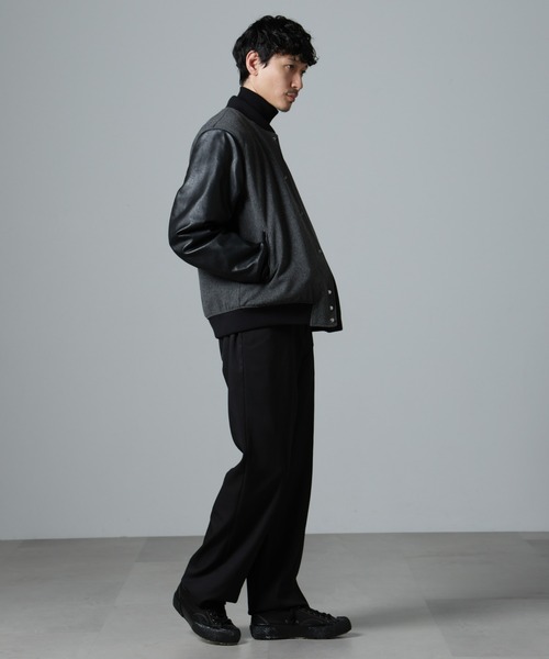 NANO universe（ナノ・ユニバース） スタジャン フェイクレザー中綿