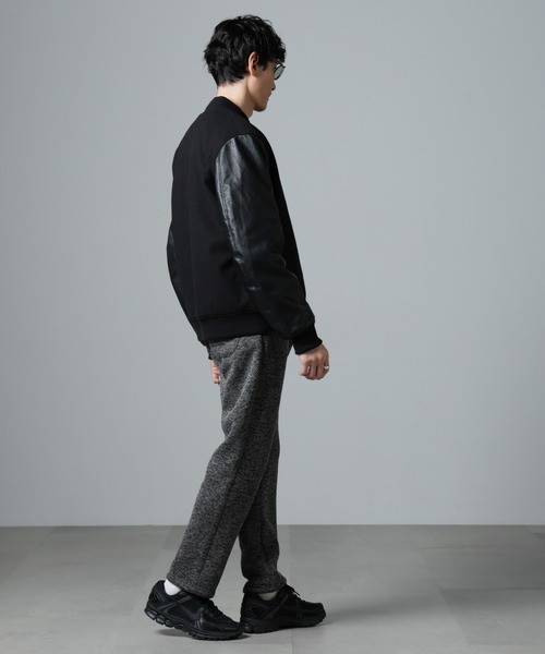 NANO universe（ナノ・ユニバース） スタジャン フェイクレザー中綿