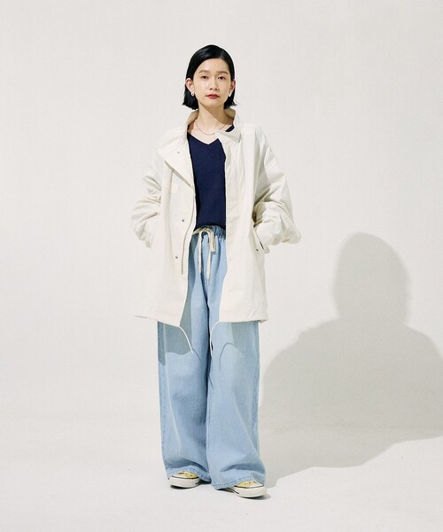 FREAK'S STORE（フリークスストア） モッズコート フリ- オフホワイト