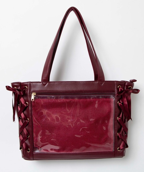 WEGO（ウィゴー） トートバッグ WEGO/「Sサイズ」レースアップ痛バッグ