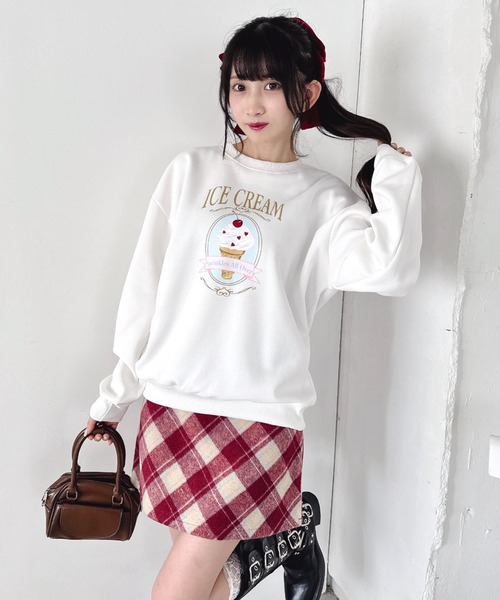 Loueme トレーナー スウェット アイスクリームショップスウェット