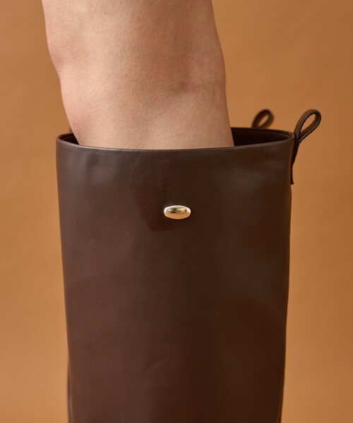 mystic（ミスティック） ブーツ スクエアトゥロングブーツ レディース