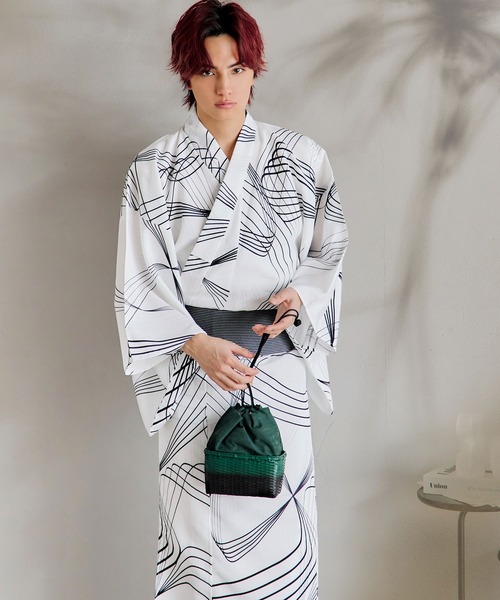 sugar nine 浴衣 浴衣3点セット（浴衣・帯・下駄） メンズ : ZOZOTOWN