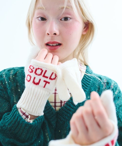 common gull products. アームカバー パックリさんな手袋 レディース