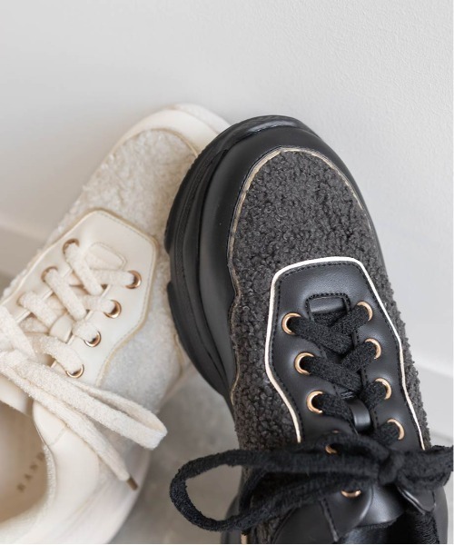 RANDA（ランダ） スニーカー ボリュームソールボアスニーカー