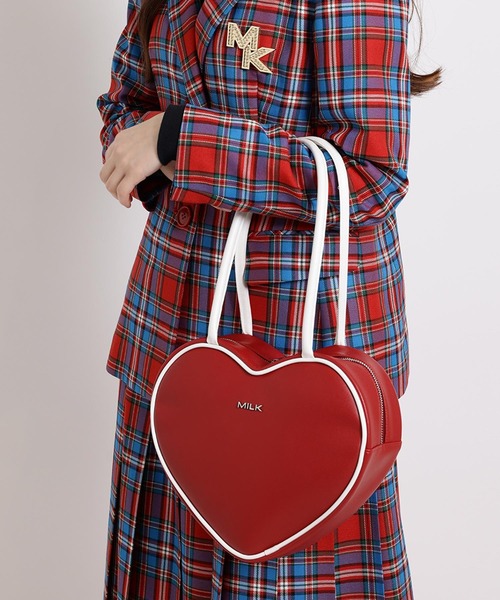 MILK（ミルク） ショルダーバッグ バッグ TEAM ハートバッグ