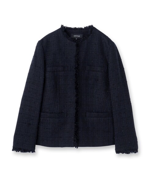 UNTITLED（アンタイトル） ジャケット ノーカラージャケット 「着丈