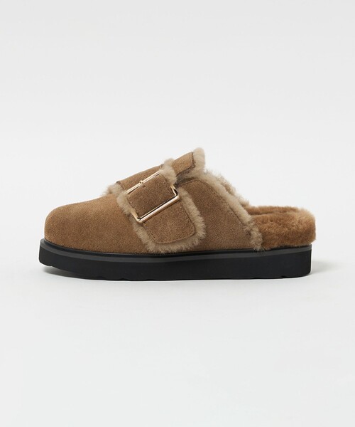 MOHI（モヒ） サンダル 「MOHI」スエード ビッグベルト ボストン