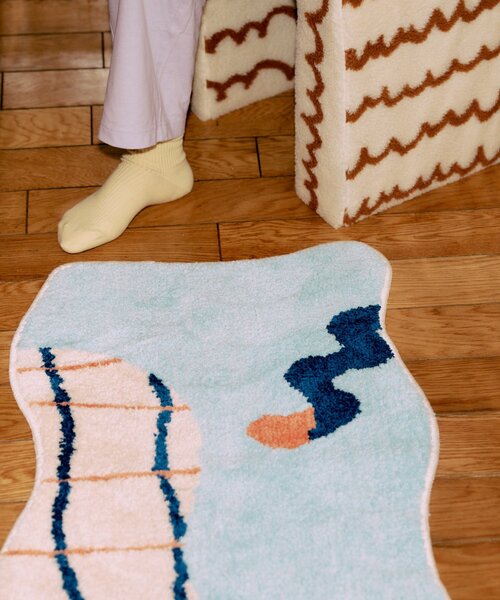 SAHIR（サヒール） ラグ ラグマット サヒール」Long mat pool ロング