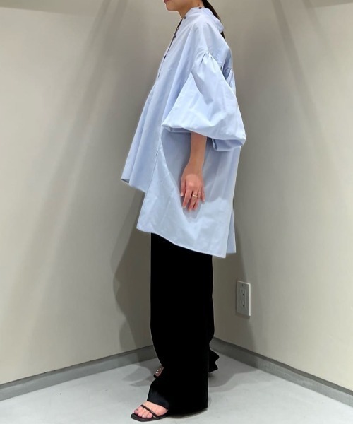 LE PHIL（ル フィル） ブラウス シャツ タイプライターギャザー