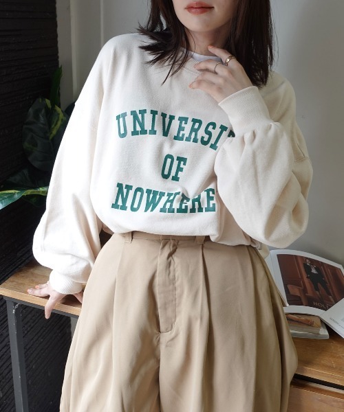 CORNERS（コーナーズ） トレーナー スウェット サイドスリットビッグ