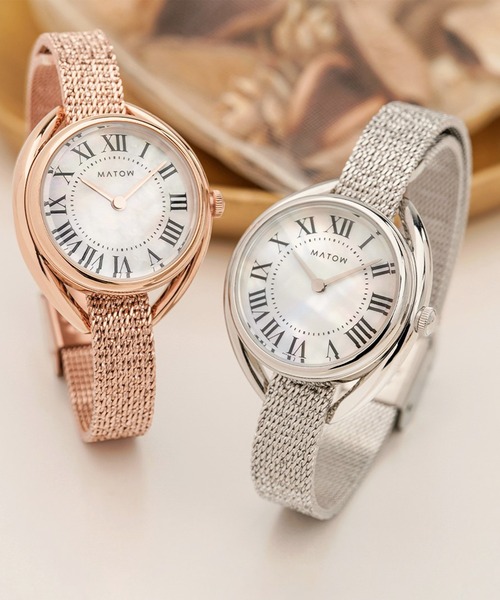 MATOW（マトウ） 腕時計 「MATOW/マトウ」Shiki ラウンド 白亜