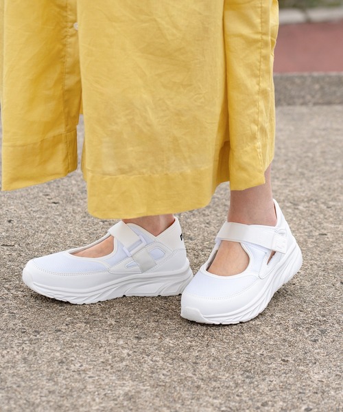 moz（モズ） スニーカー 厚底 ベルクロスニーカーサンダル レディース