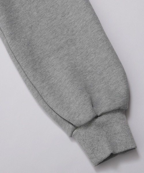 Fit more（フィットモア） レース衿裾ドッキングスウェット レディース