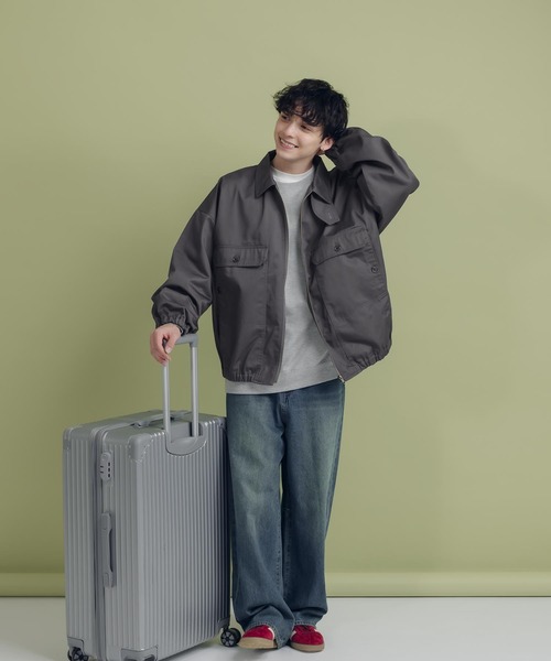 MUHET（ミュエータ） ブルゾン アウター ポケットハリントンジャケット