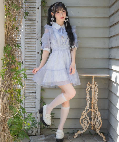 ROJITA（ロジータ） ワンピース 「Mサイズ追加」花柄半袖ミニ