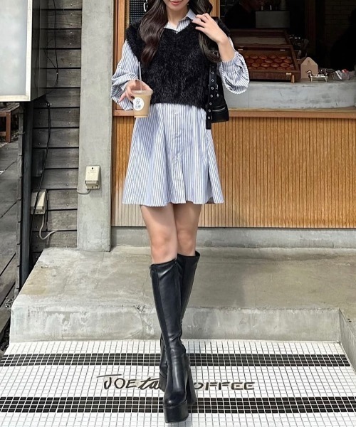 ROYAL PARTY（ロイヤルパーティー） ワンピース シャツワンピース