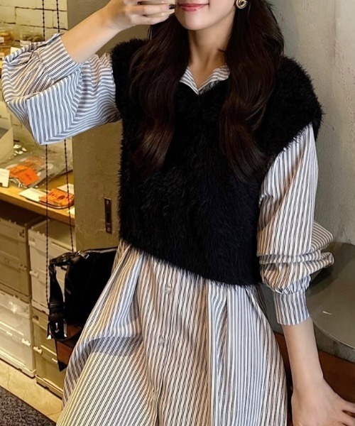 ROYAL PARTY（ロイヤルパーティー） ワンピース シャツワンピース