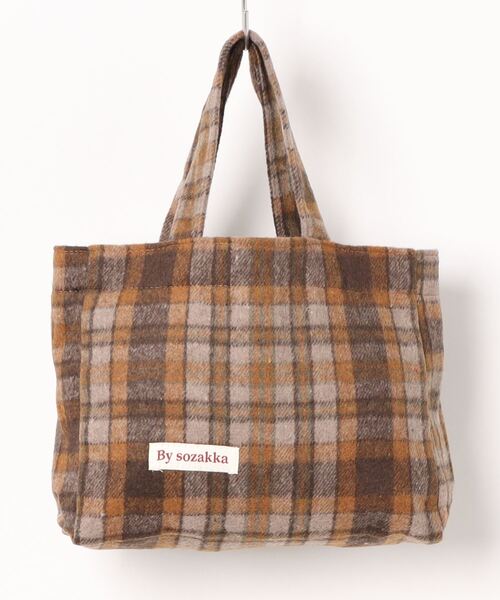 Mignonjour トートバッグ Mignonjour/チェック柄ミニトートバッグ