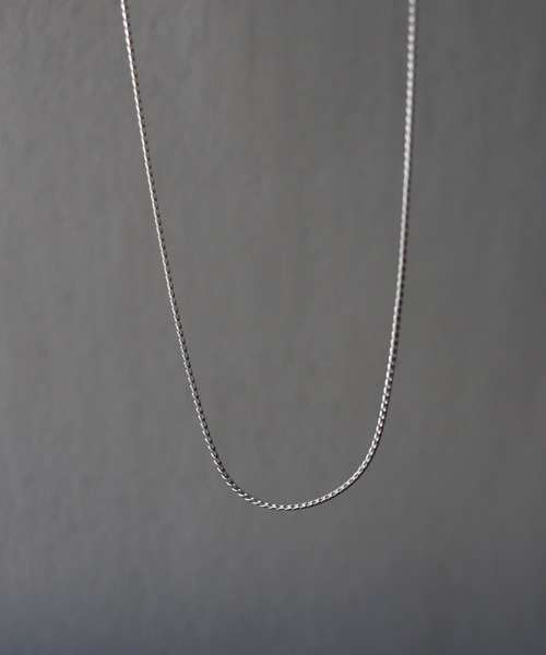 TEN. ネックレス SILVER ツイストチェーンネックレス 50cm レディース