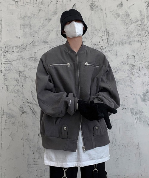 NO NEED（ノーニード） ブルゾン アウター 「メディア紹介商品」ジップ