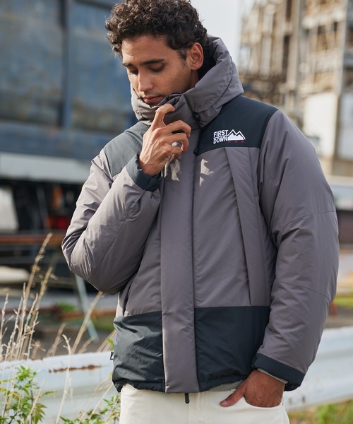 FIRST DOWN（ファーストダウン） ダウンジャケット ダウン ラップ