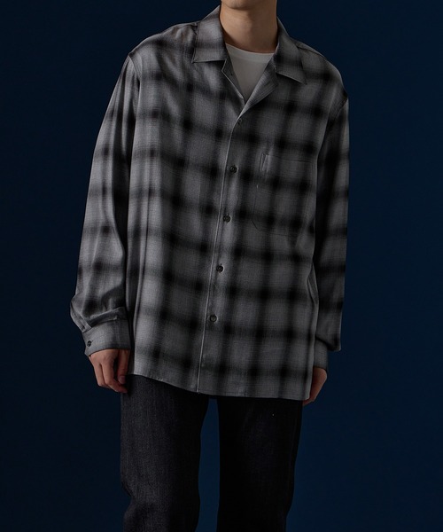 UNITED TOKYO（ユナイテッドトウキョウ） シャツ オンブレチェック