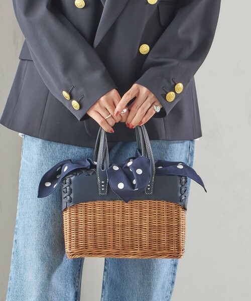 A VACATION（アヴァケーション） かごバッグ カゴバッグ 「SHIPS別注