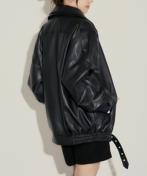 H.TOKYO ブルゾン アウター ダブルライダースジャケット レディース