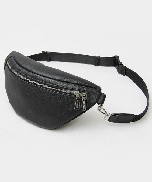 REGiSTA（レジスタ） ウエストポーチ スプリットレザー（牛床革