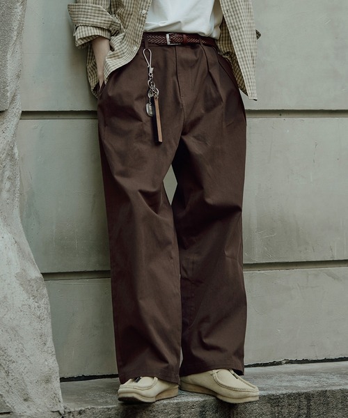 Bleme ジーンズ ヘビーツイル ワイドストレート ダブルインタック