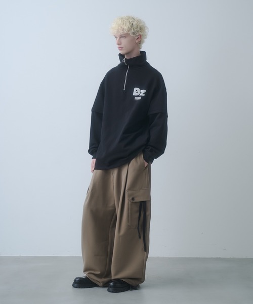 DOOPZ（ドープス） トレーナー スウェット Half zip high neck sweat