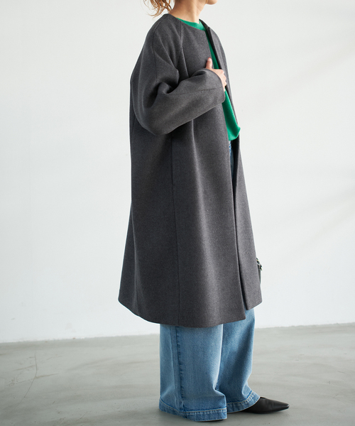 Spick＆Span（スピック アンド スパン） ノーカラーコート コート S160