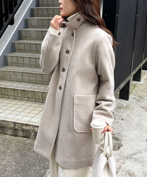 fredy emue（フレディエミュ） ダッフルコート コート Super100ステン